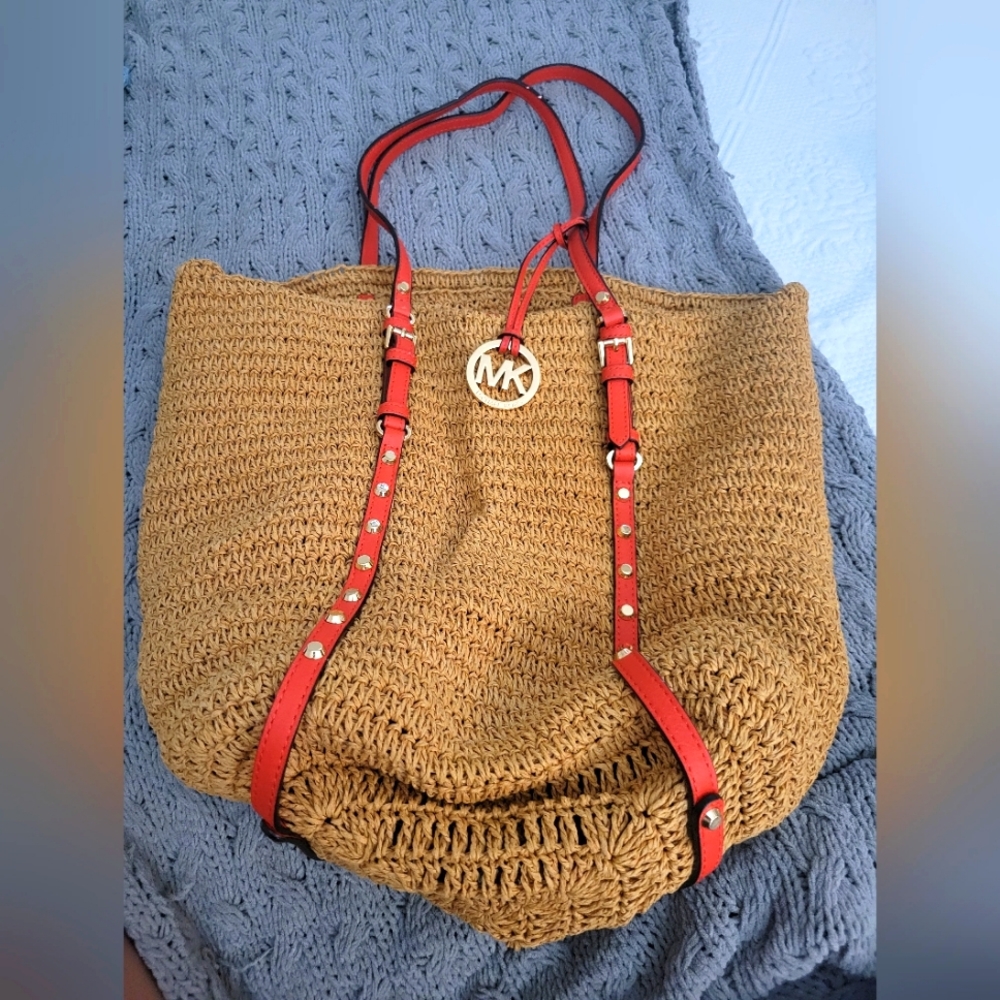 Michael Kors Straw purse